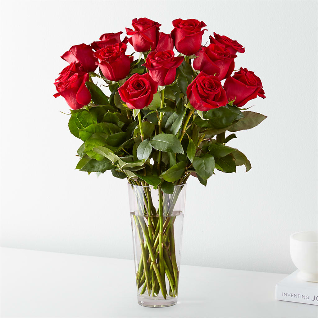 Long Stem Red Rose Bouquet – SINK'S FLOWER SHOP & GREENHOUSE, Findlay OH