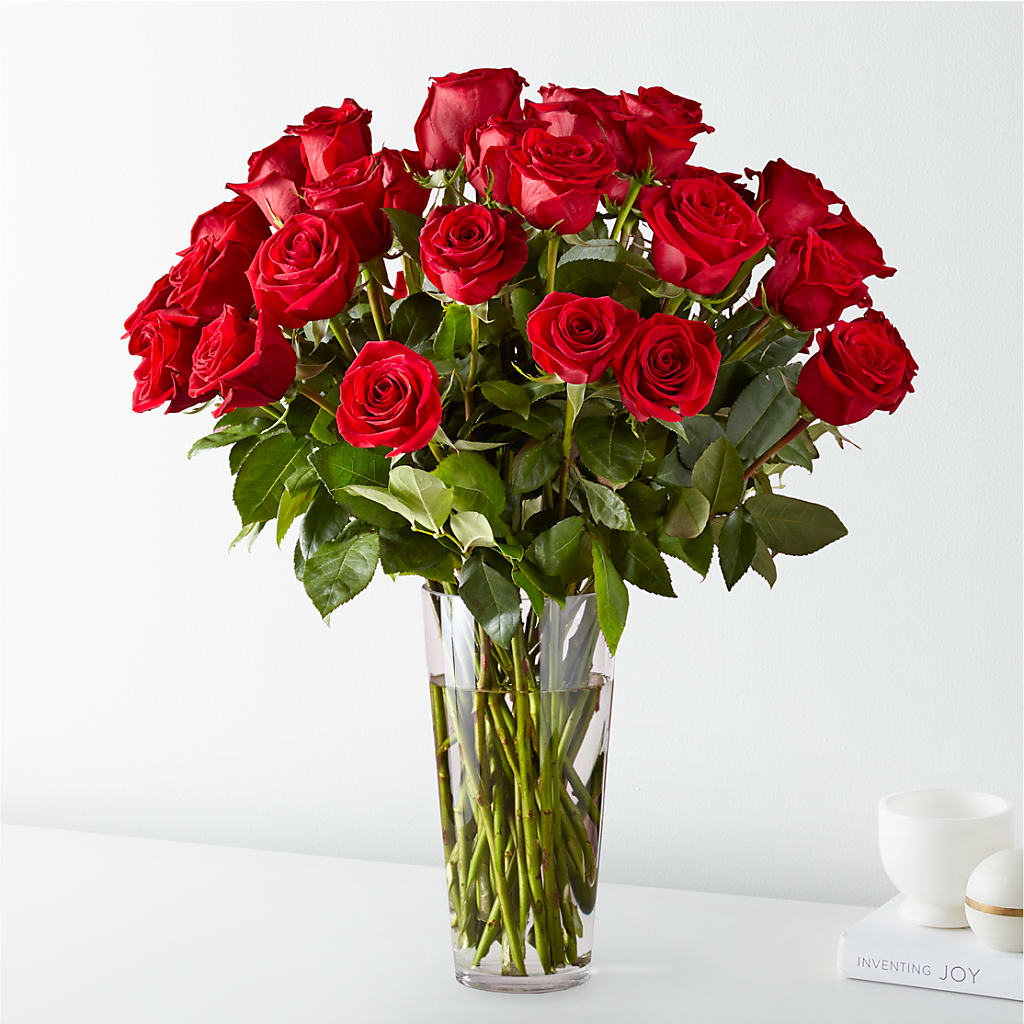 Long Stem Red Rose Bouquet – SINK'S FLOWER SHOP & GREENHOUSE, Findlay OH