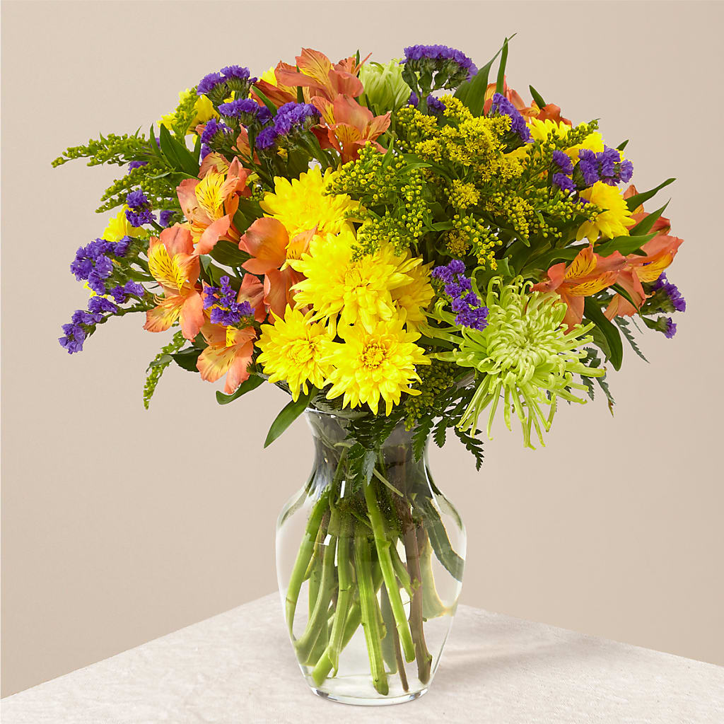 Marmalade Skies Bouquet – SINK'S FLOWER SHOP & GREENHOUSE, Findlay OH