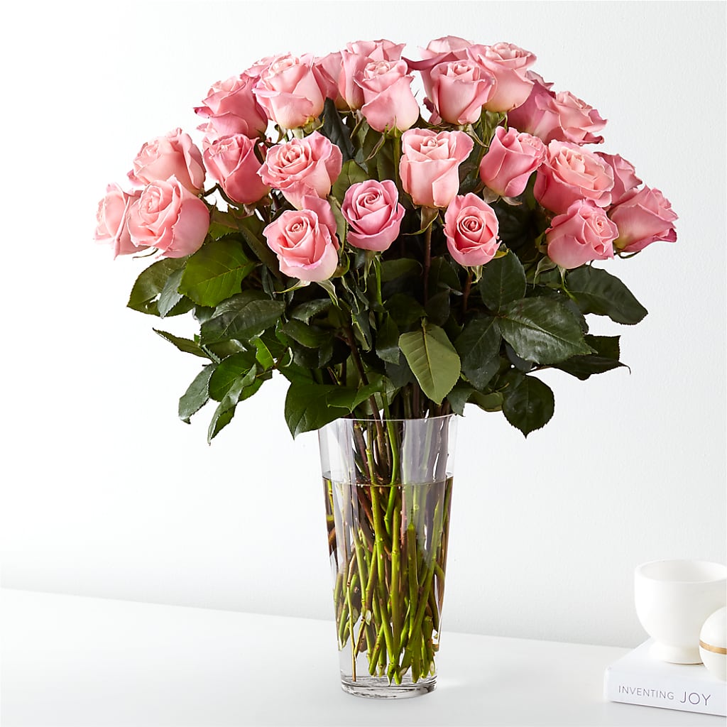 Long Stem Pink Rose Bouquet – SINK'S FLOWER SHOP & GREENHOUSE, Findlay OH