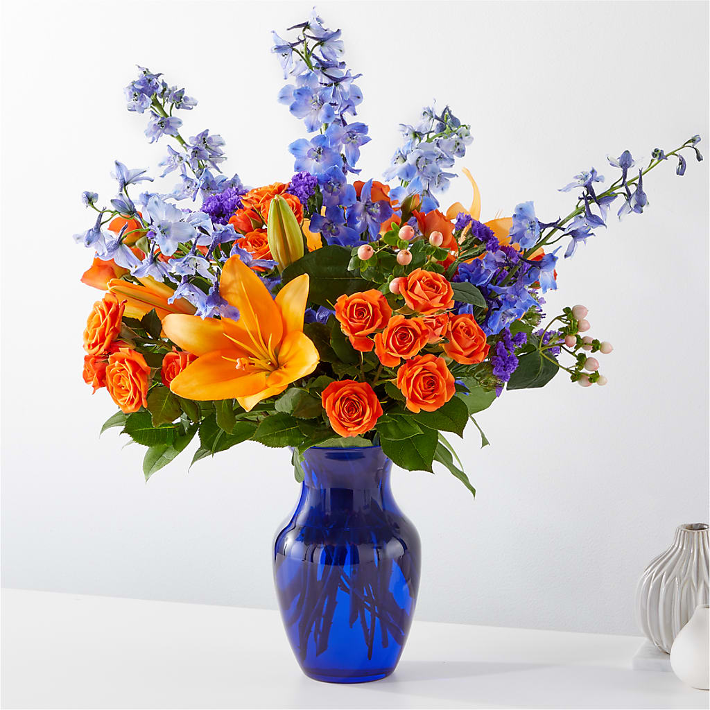 Radiant Citrus Bouquet – SINK'S FLOWER SHOP & GREENHOUSE, Findlay OH