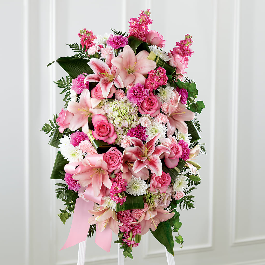 Comforting Standing Spray – SINK'S FLOWER SHOP & GREENHOUSE, Findlay OH