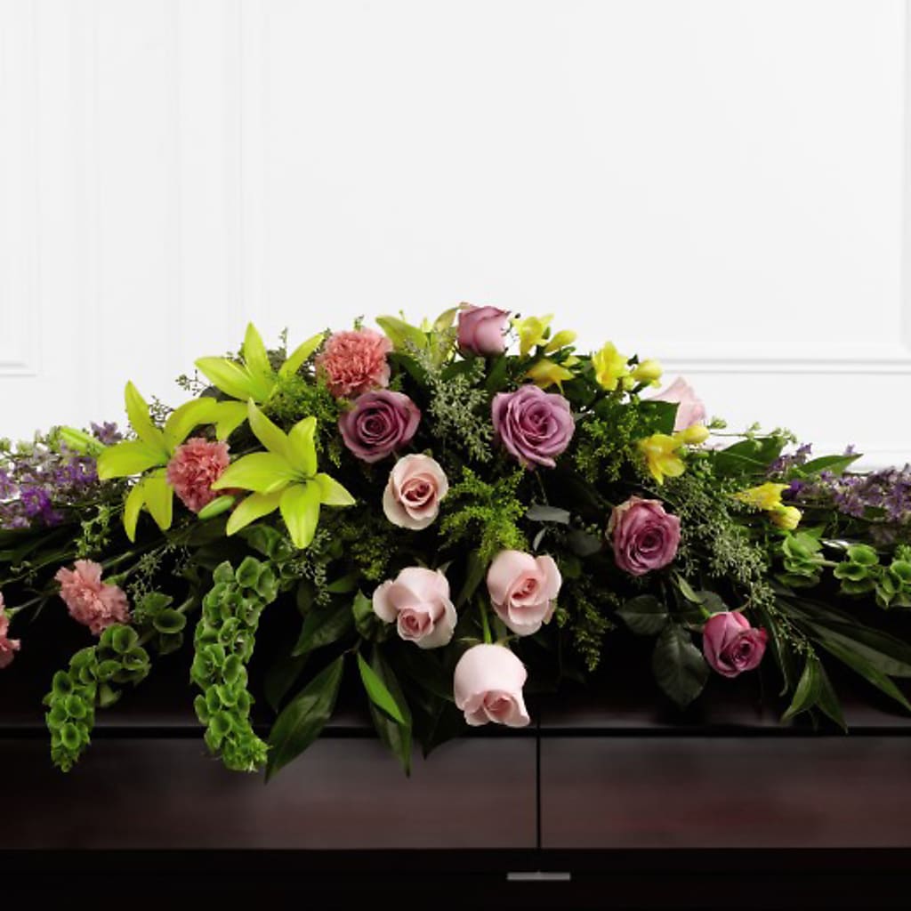 Forever Beloved Casket Spray – SINK'S FLOWER SHOP & GREENHOUSE, Findlay OH