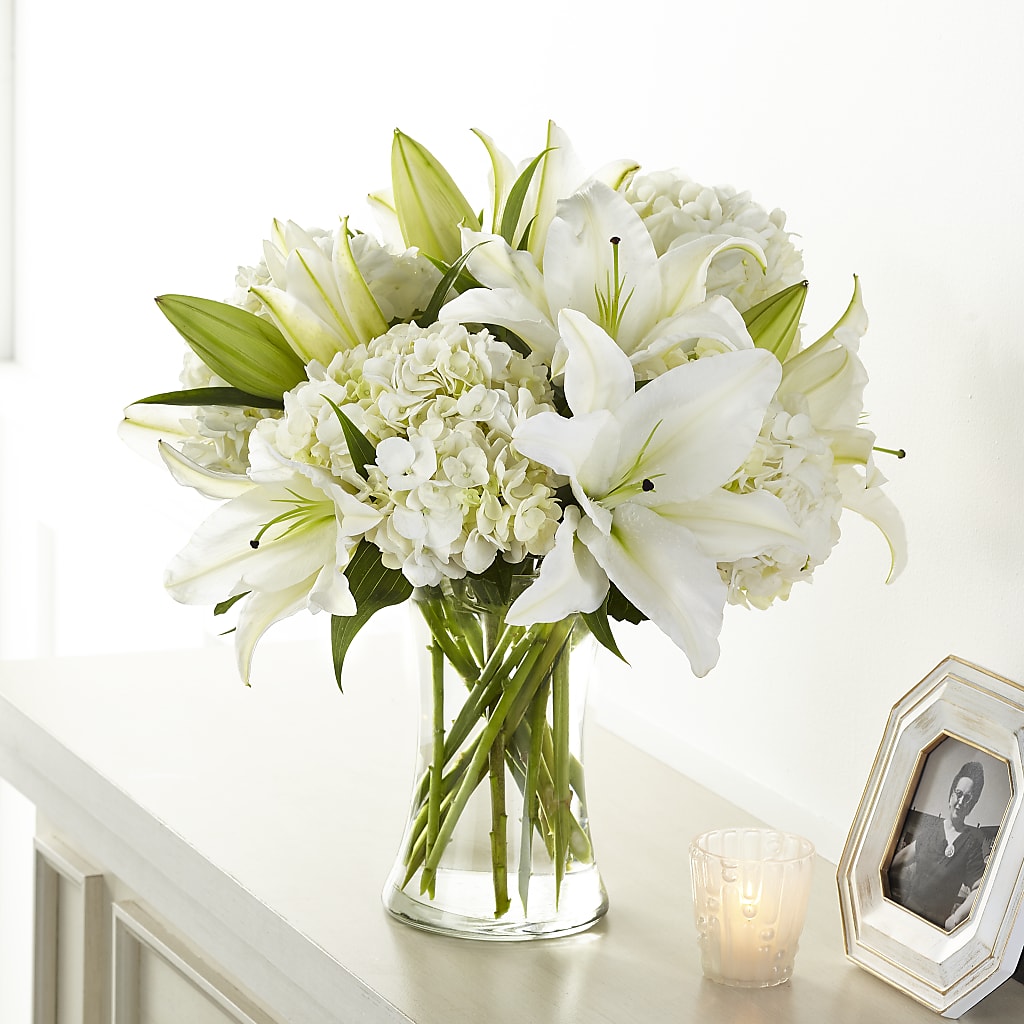 Compassionate Lily Bouquet – SINK'S FLOWER SHOP & GREENHOUSE, Findlay OH