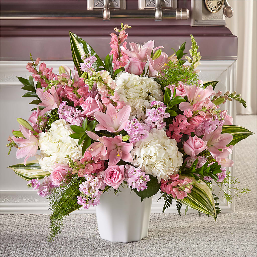 Simply Serene Floor Basket – SINK'S FLOWER SHOP & GREENHOUSE, Findlay OH