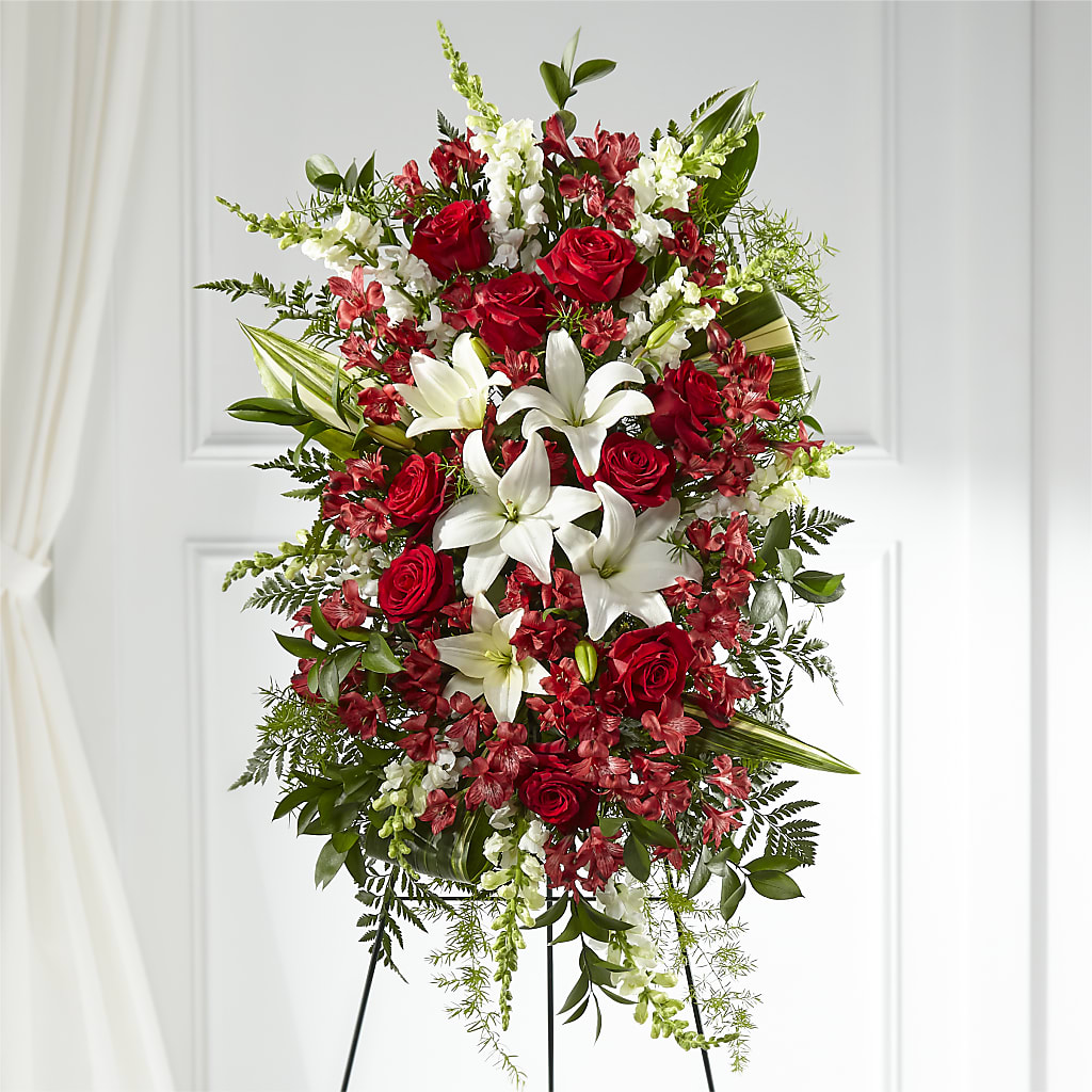 Everlasting Memory Standing Spray – SINK'S FLOWER SHOP & GREENHOUSE, Findlay OH