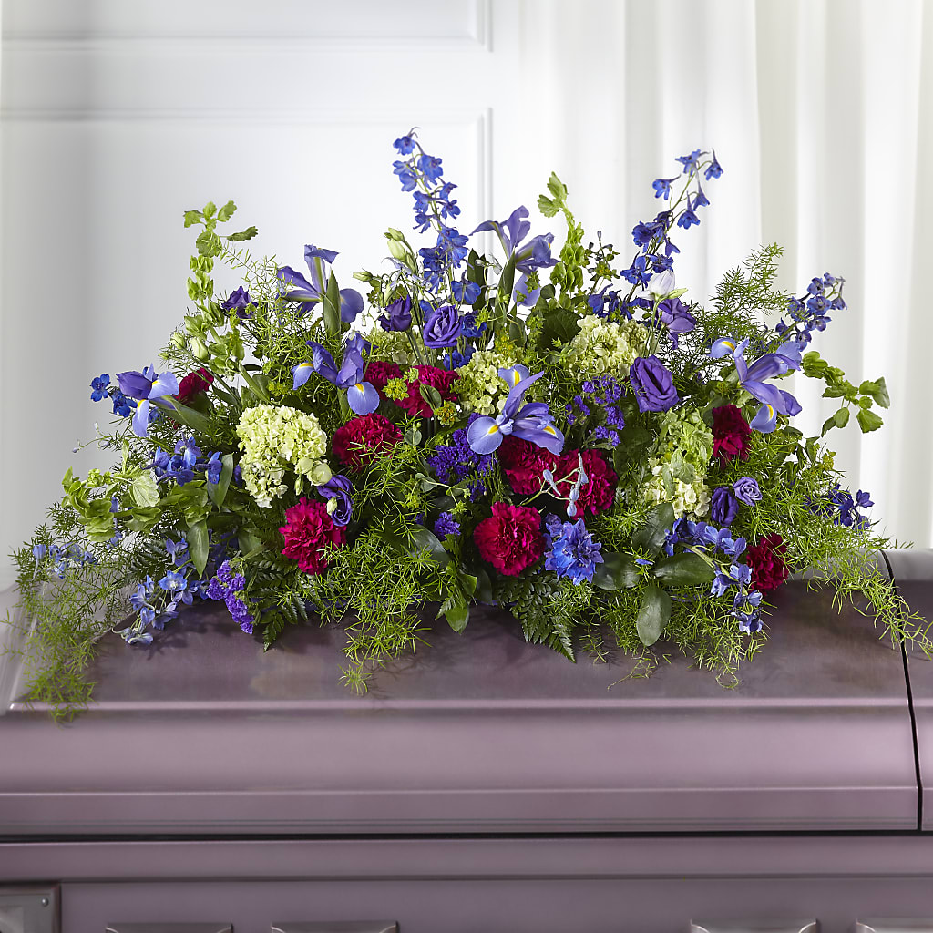 Always Treasured Casket Spray – SINK'S FLOWER SHOP & GREENHOUSE, Findlay OH