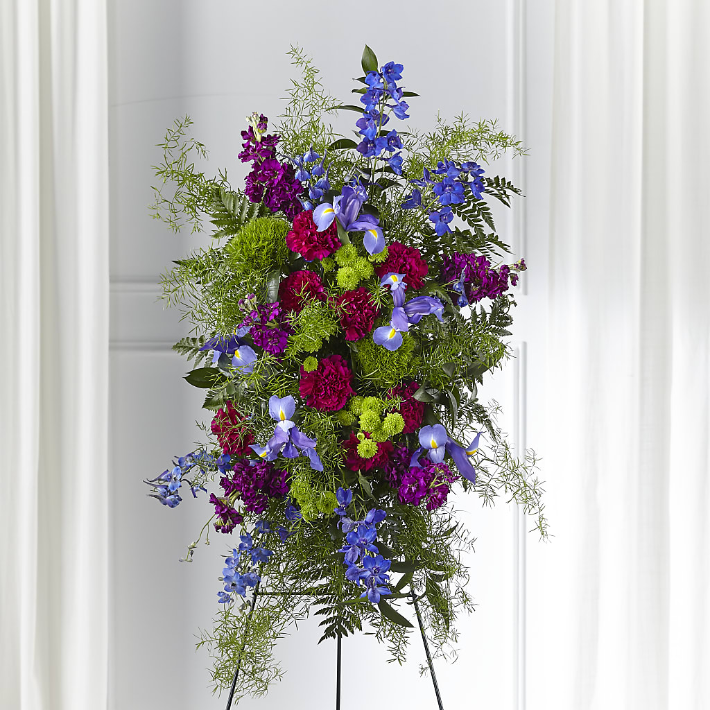 Heavenly Skies Standing Spray – SINK'S FLOWER SHOP & GREENHOUSE, Findlay OH