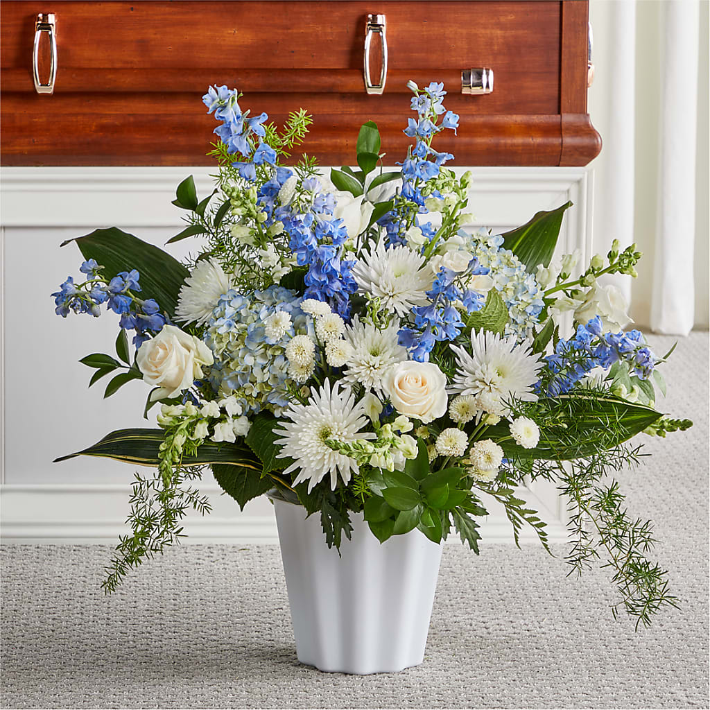 Everlasting Memories Floor Basket – SINK'S FLOWER SHOP & GREENHOUSE, Findlay OH