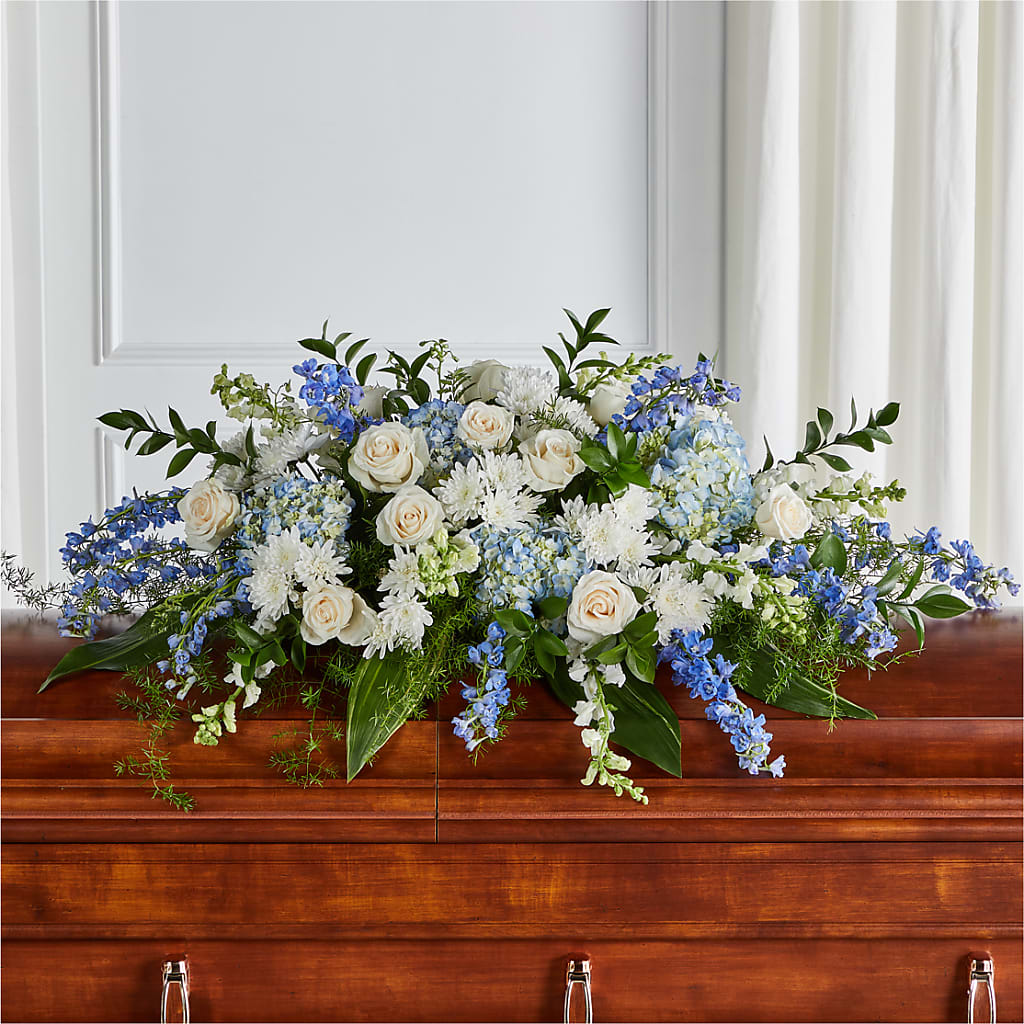 Timeless Essence Casket Spray – SINK'S FLOWER SHOP & GREENHOUSE, Findlay OH