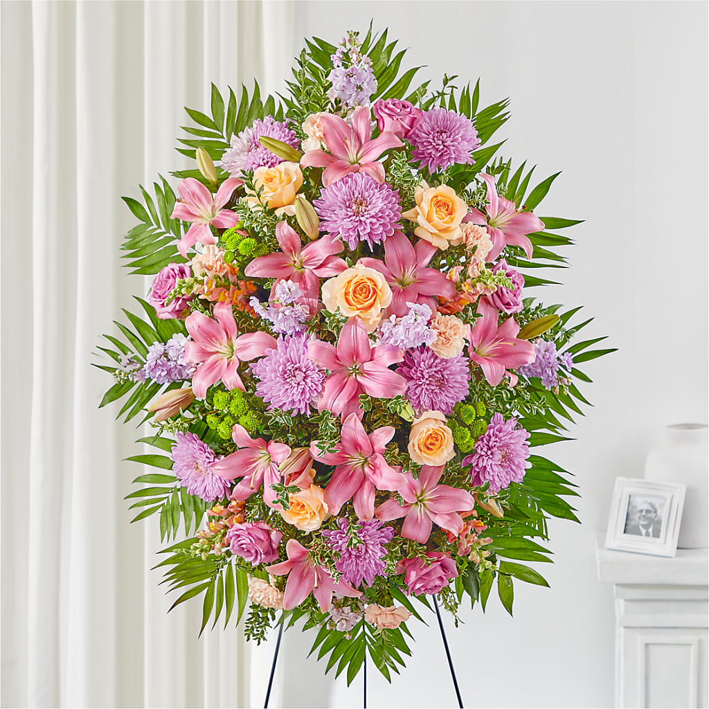 Love & Light Standing Spray – SINK'S FLOWER SHOP & GREENHOUSE, Findlay OH