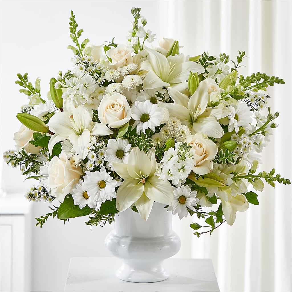 Uplifting Urn Arrangement – SINK'S FLOWER SHOP & GREENHOUSE, Findlay OH