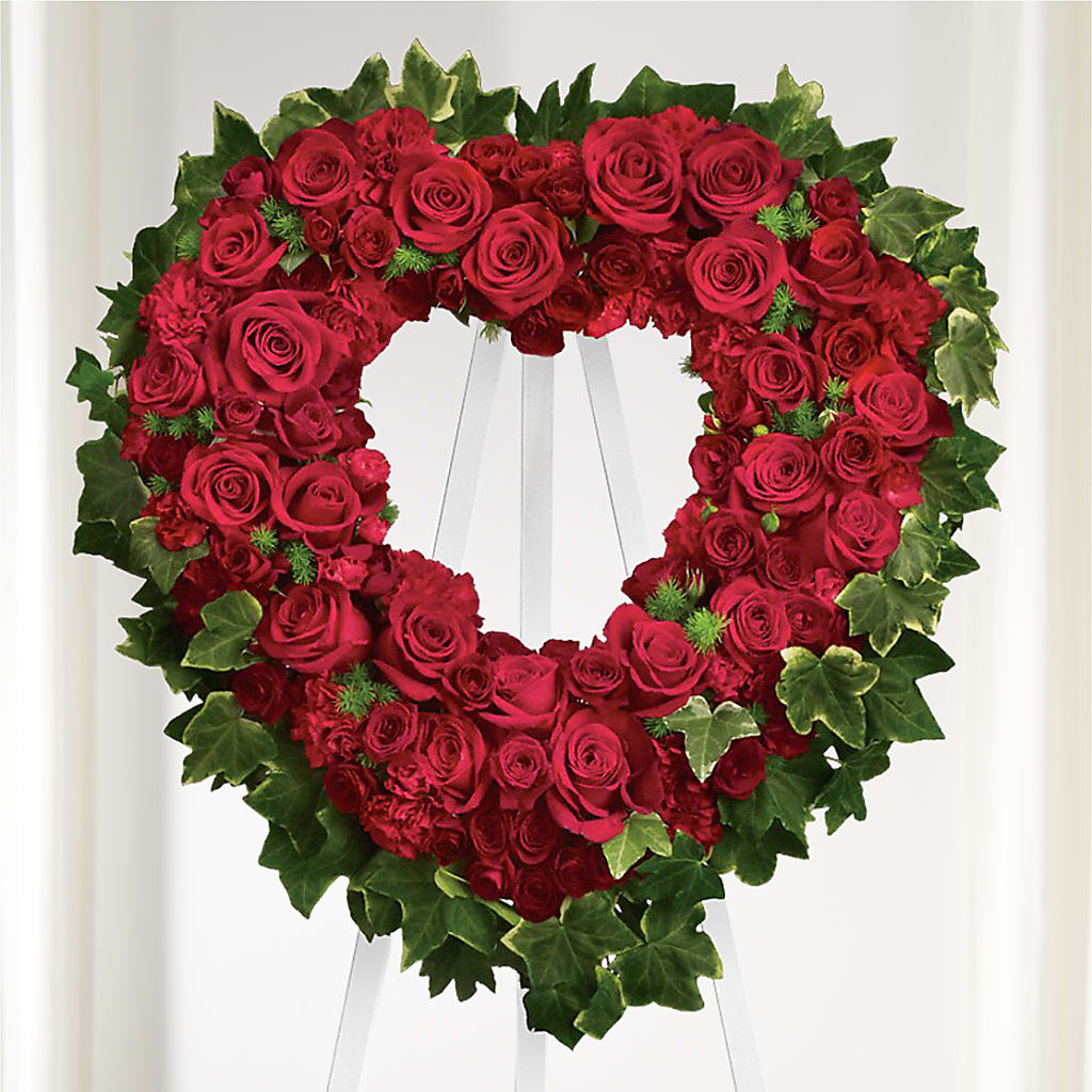 Wholehearted Standing Spray – SINK'S FLOWER SHOP & GREENHOUSE, Findlay OH