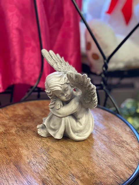 Small Poly-Resin Angel – SINK'S FLOWER SHOP & GREENHOUSE, Findlay OH