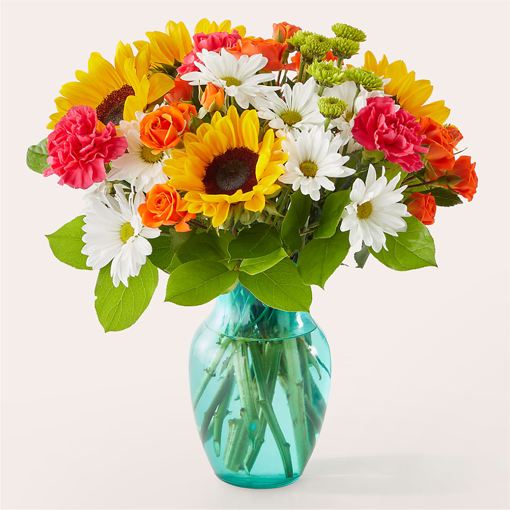 Sun-drenched Blooms Bouquet – SINK'S FLOWER SHOP & GREENHOUSE, Findlay OH