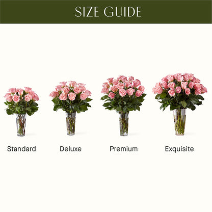Long Stem Pink Rose Bouquet – SINK'S FLOWER SHOP & GREENHOUSE, Findlay OH