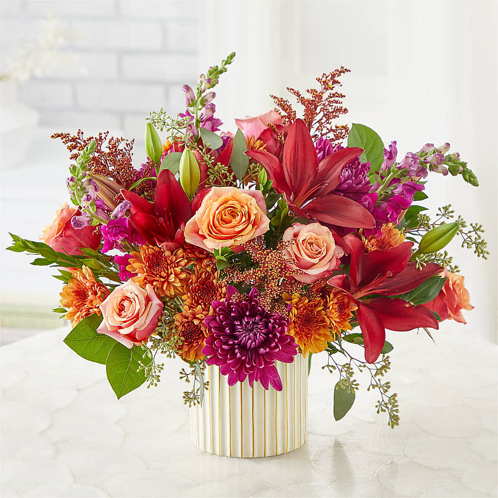 Burgundy Landscape Bouquet – SINK'S FLOWER SHOP & GREENHOUSE, Findlay OH
