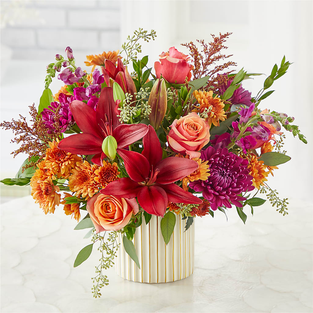 Burgundy Landscape Bouquet – SINK'S FLOWER SHOP & GREENHOUSE, Findlay OH