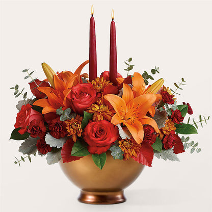 Fruits of Fall Centerpiece – SINK'S FLOWER SHOP & GREENHOUSE, Findlay OH