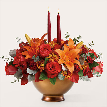 Fruits of Fall Centerpiece – SINK'S FLOWER SHOP & GREENHOUSE, Findlay OH