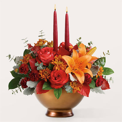 Fruits of Fall Centerpiece – SINK'S FLOWER SHOP & GREENHOUSE, Findlay OH