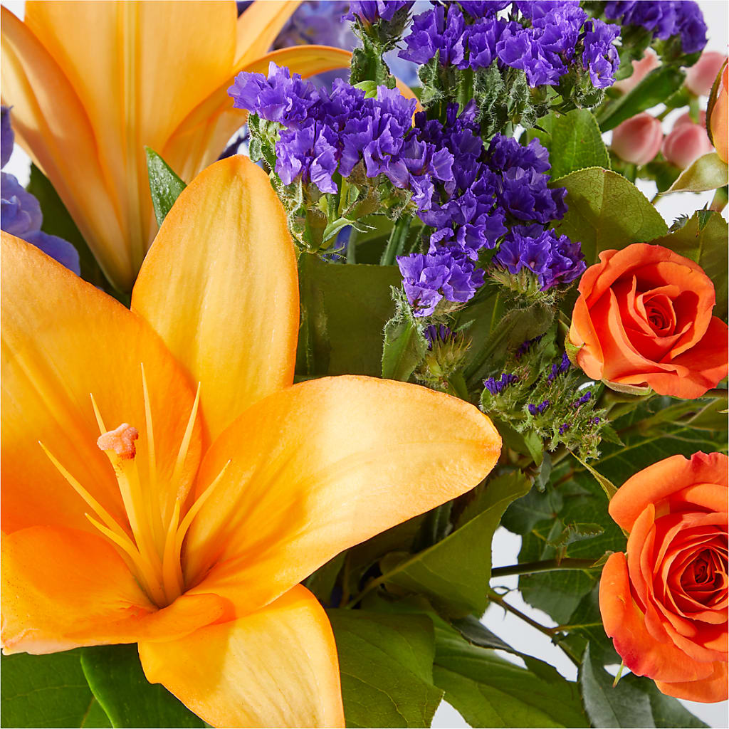 Radiant Citrus Bouquet – SINK'S FLOWER SHOP & GREENHOUSE, Findlay OH