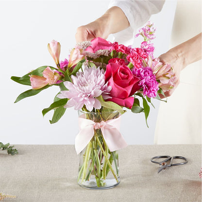Pink Ribbon - A Florist Original – SINK'S FLOWER SHOP & GREENHOUSE, Findlay OH