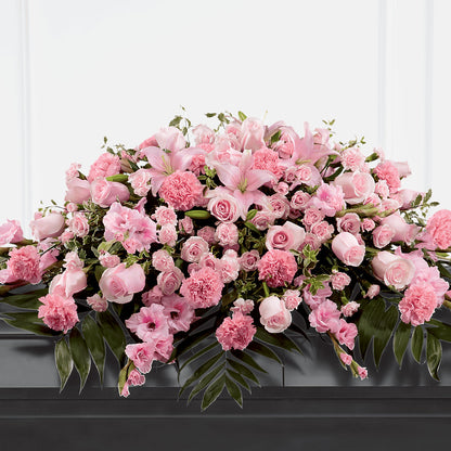 Garden of Comfort Casket Spray (Standard) – SINK'S FLOWER SHOP & GREENHOUSE, Findlay OH