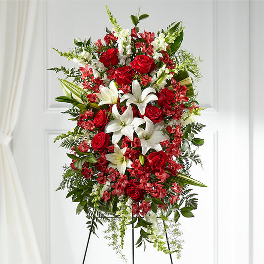 Everlasting Memory Standing Spray – SINK'S FLOWER SHOP & GREENHOUSE, Findlay OH