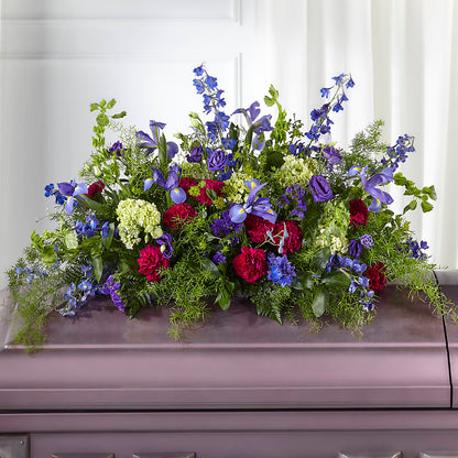 Always Treasured Casket Spray – SINK'S FLOWER SHOP & GREENHOUSE, Findlay OH