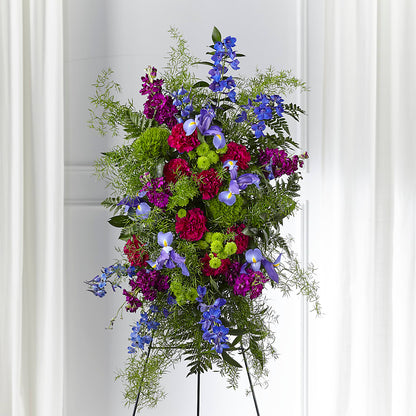 Heavenly Skies Standing Spray – SINK'S FLOWER SHOP & GREENHOUSE, Findlay OH