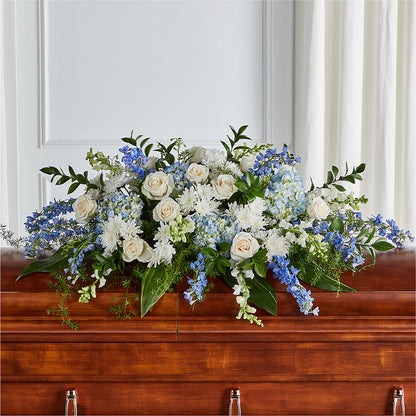 Timeless Essence Casket Spray – SINK'S FLOWER SHOP & GREENHOUSE, Findlay OH