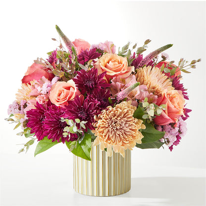 Berry Cobbler Bouquet with Ivory Vase – SINK'S FLOWER SHOP & GREENHOUSE, Findlay OH