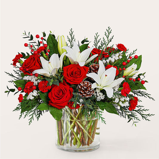 Best in Snow Bouquet – SINK'S FLOWER SHOP & GREENHOUSE, Findlay OH