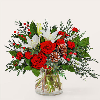 Best in Snow Bouquet – SINK'S FLOWER SHOP & GREENHOUSE, Findlay OH