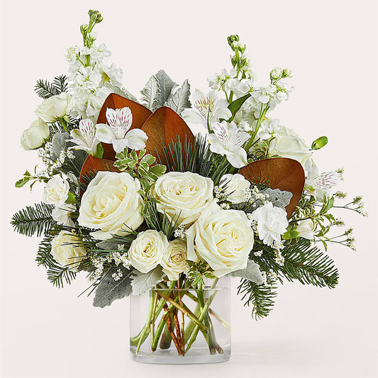 Fresh Snowfall Bouquet – SINK'S FLOWER SHOP & GREENHOUSE, Findlay OH